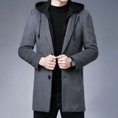 Joe® | Men's coat with hood and button-down