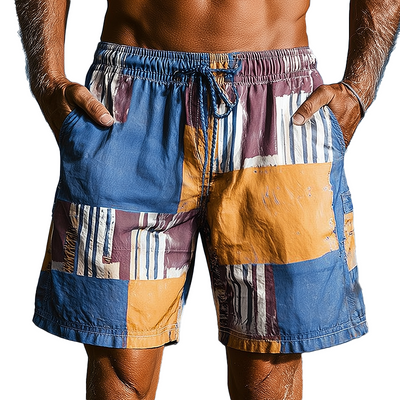 Theodore | Men'S Summer Fashion Printed Cotton Blended Casual Shorts