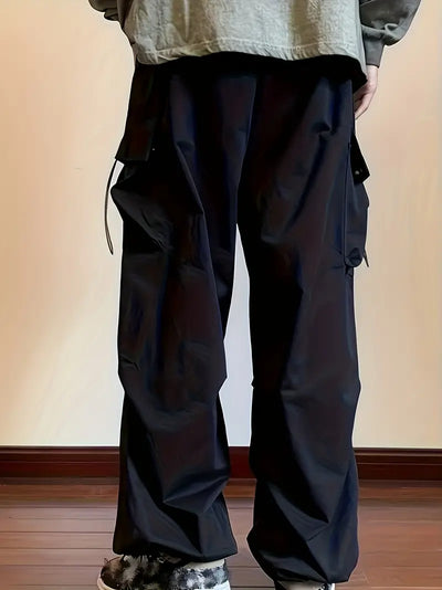 Ovidio® | Baggy Pants With Multiple Flap Pockets