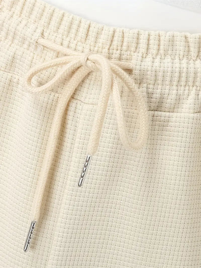 Adriel | Tweedy set with waffle detail