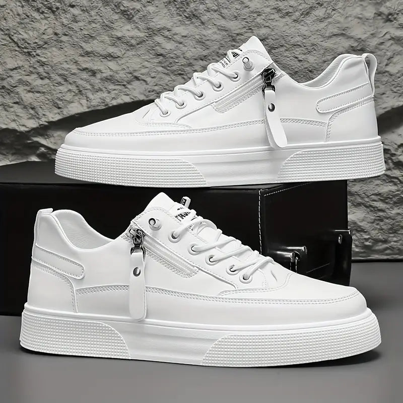 Julian® | Leather Sneakers With Zip Detail