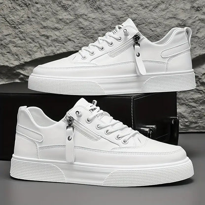 Julian® | Leather Sneakers With Zip Detail