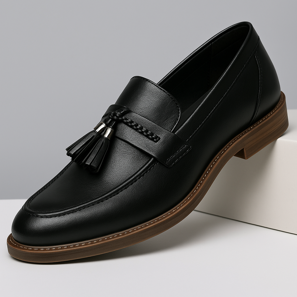 Frank | Leather Tassel Loafers