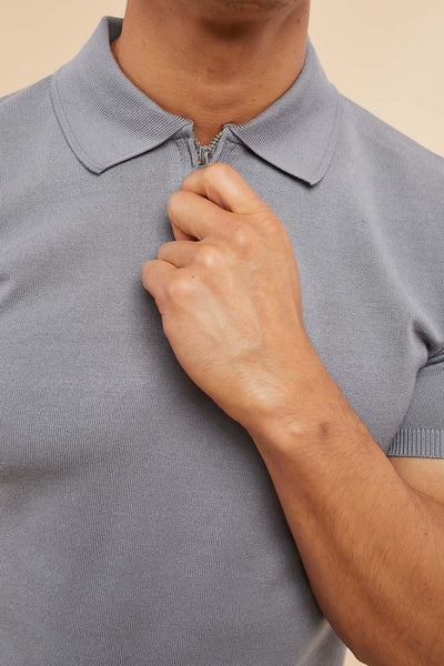 Calthorpe® | Knitted Half-Zip Polo