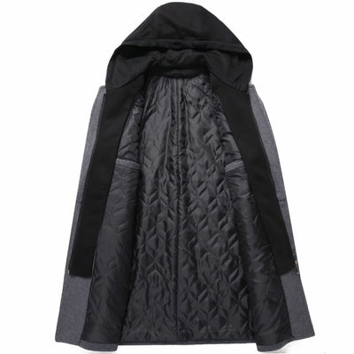 Joe® | Men's coat with hood and button-down