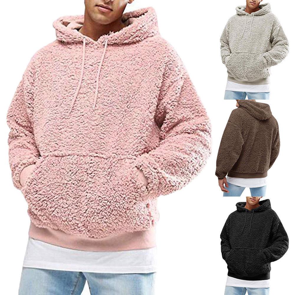 Dougal® | Warm Fluffy Teddy Hoodie For Men