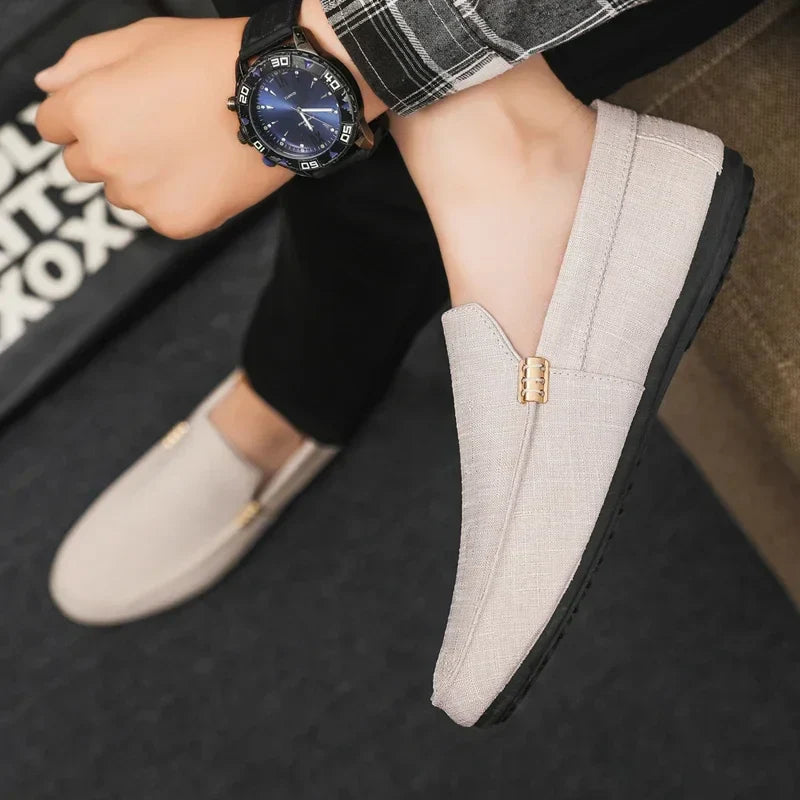 Atiyeh® | Krom Canvas Loafers