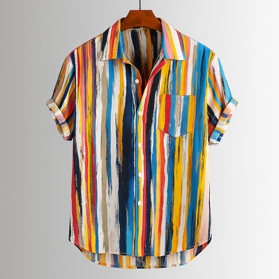 Zenón® | Abstract Artisan Print Shirt