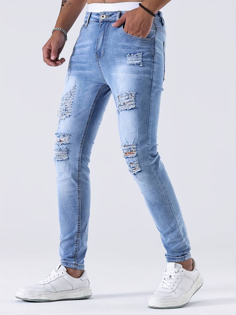 Frey® | Slim-Fit Jeans With Casual Rips