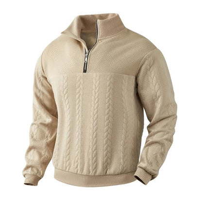 Jose® | Knitted Jacquard Sweater With Zipper