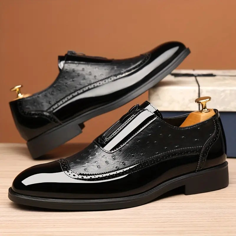 Gregory | Lusso Ostrich Leather Loafers