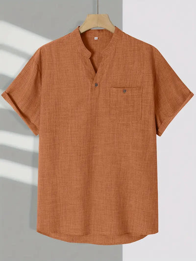 Jarvis | Short-sleeved shirt with chest pocket
