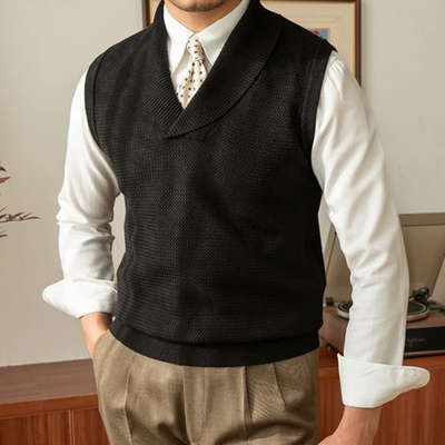 Venancio® | Modern knitted vest for men