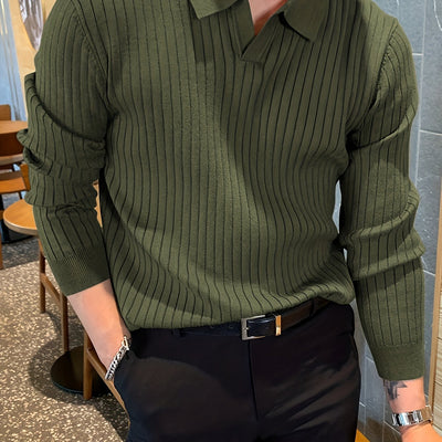 Alcmeon® | Zenith Soho Textured V-Neck Pullover