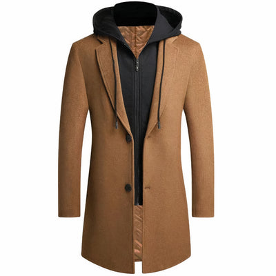 Joe® | Men's coat with hood and button-down