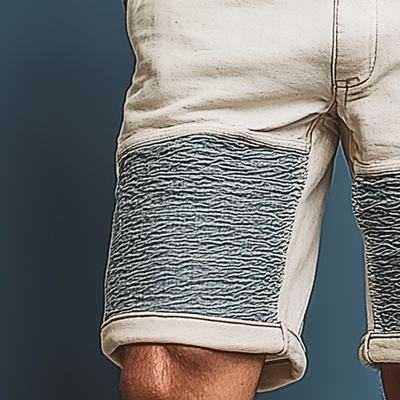 Dane | Men'S Summer Fashion Patchwork Denim Casual Shorts