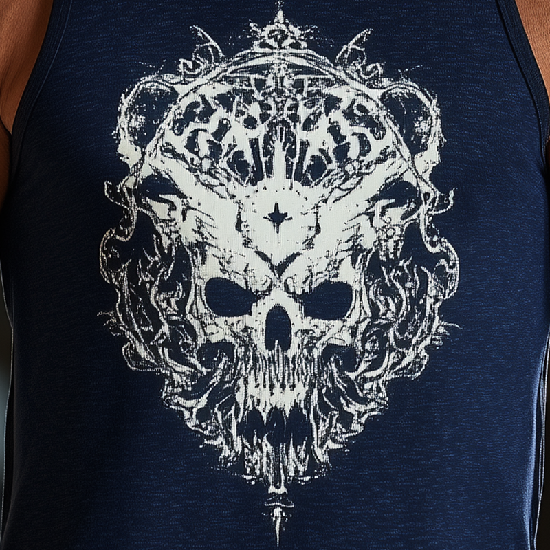 Mark | Men'S Summer Fashion Cotton Blend Printed Tank Top