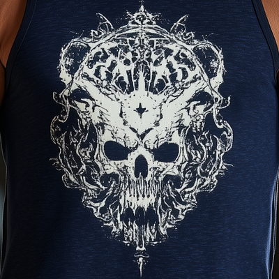 Mark | Men'S Summer Fashion Cotton Blend Printed Tank Top