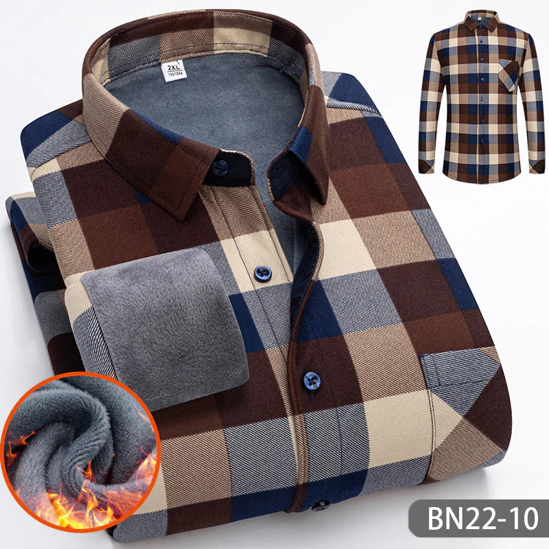 Rubén® | Casual, Thick, Warm Men'S Shirt For Autumn