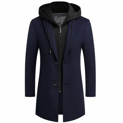 Joe® | Men's coat with hood and button-down