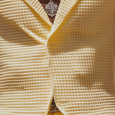 Trent | Men'S Summer Fashion Waffle Fabric Solid Color Vest