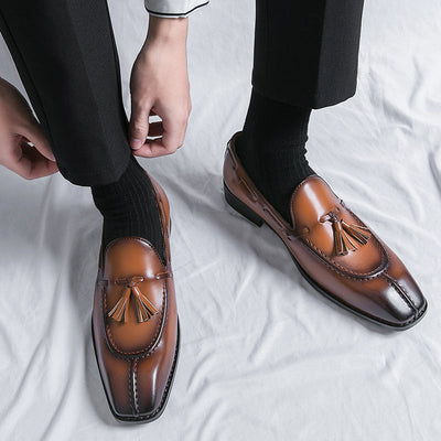 Juvenal® | Genuine Leather Tassel Loafers