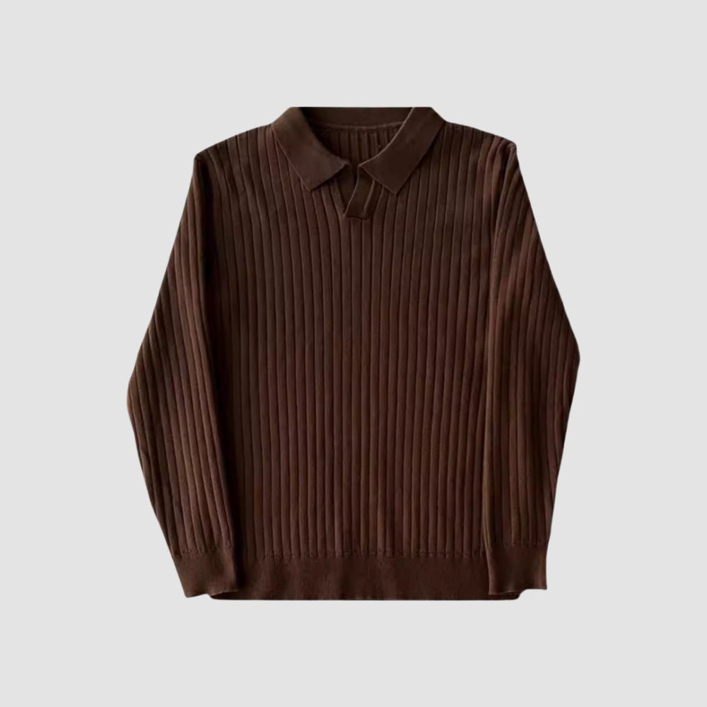 Bhagirath® | MV Korean Lapel Collar Knitted Sweater
