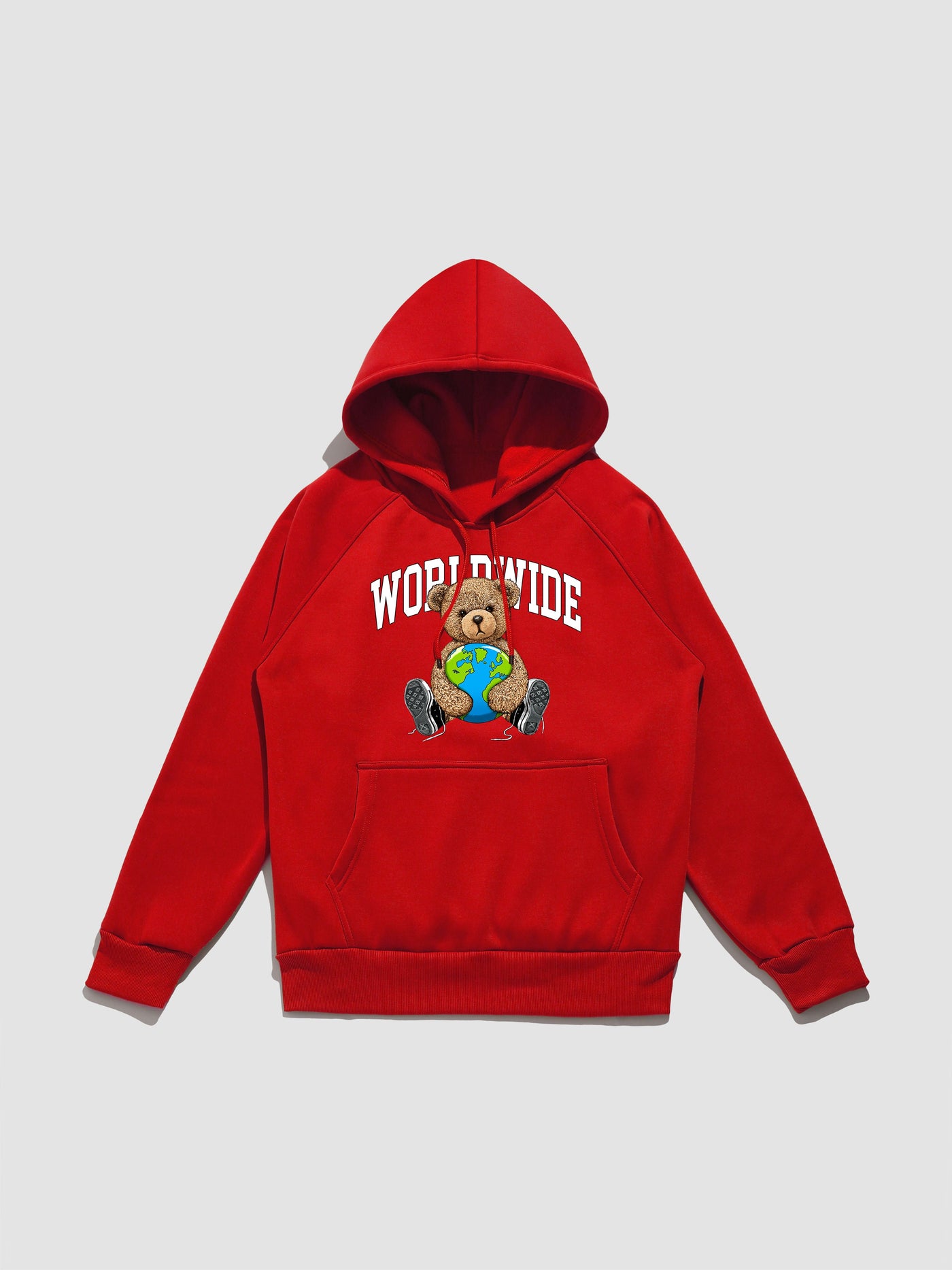 Wesley | Worldwide Bear Print Hoodie