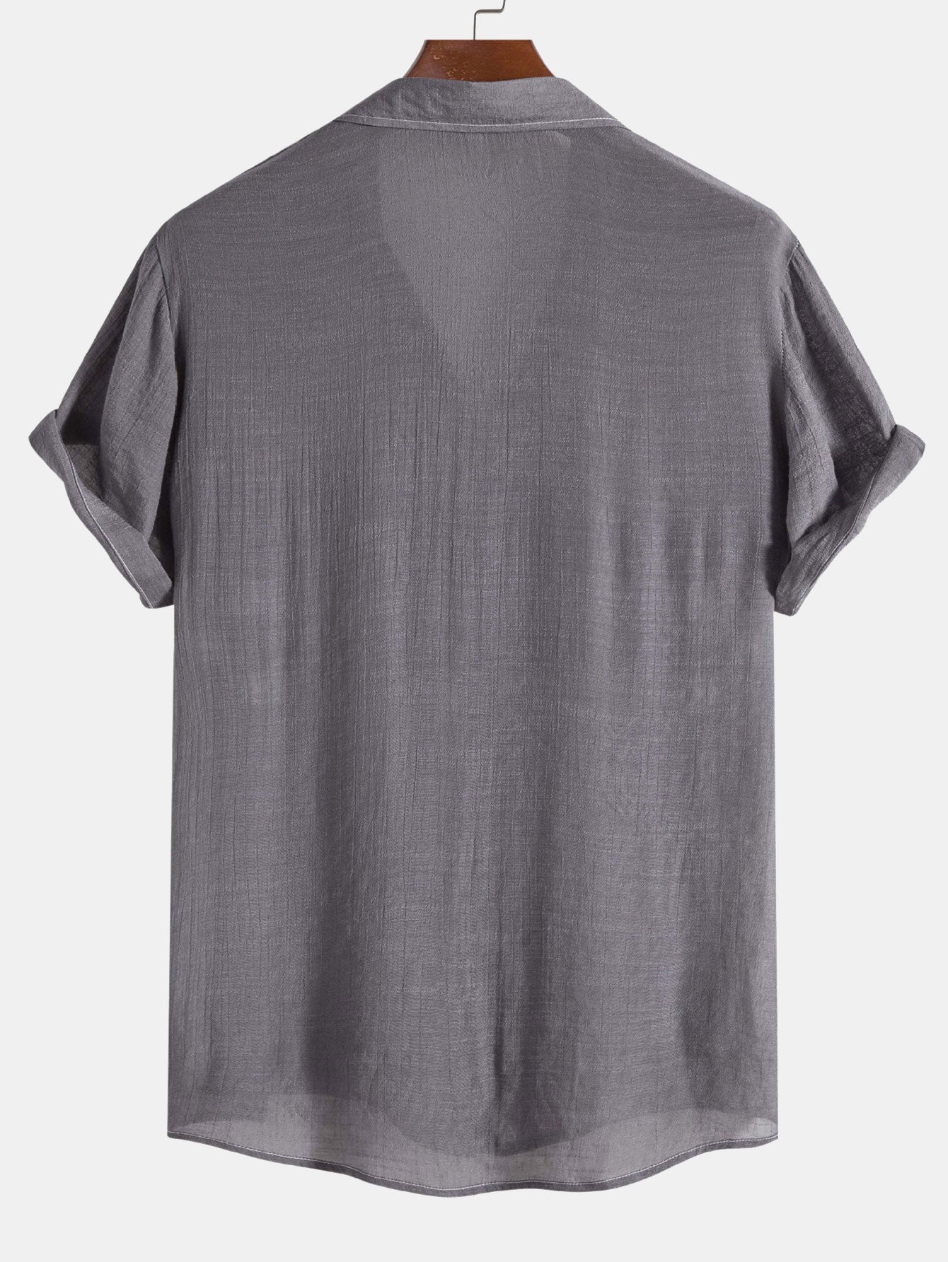 Athelstan® | Light Wrinkled Fabric Button Up Shirt