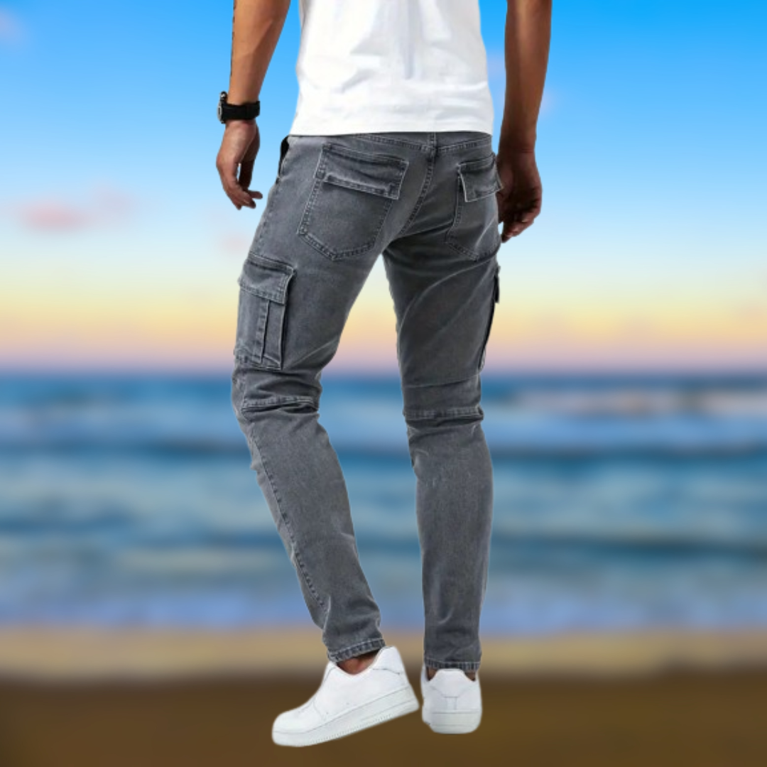 Edgardo® | Men's Denim Effect Trousers