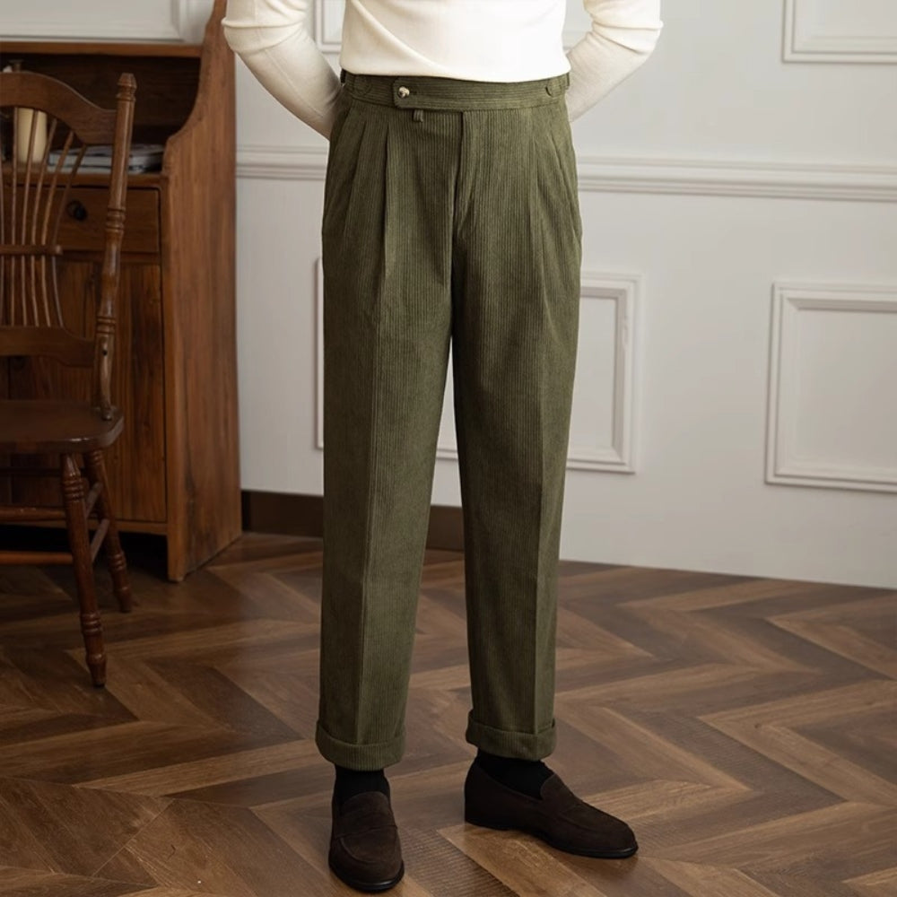 Bezemer® | MV Corduroy Drape Casual Trousers