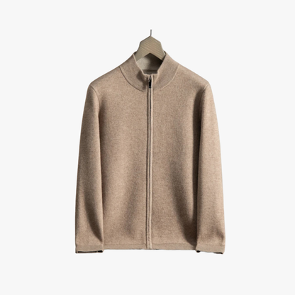 Vasco® | Premium Zipper Cashmere Cardigan