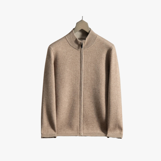 Vasco® | Premium Zipper Cashmere Cardigan
