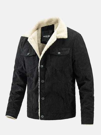 Levi | Regular Fit Teddy Lined Corduroy Jacket