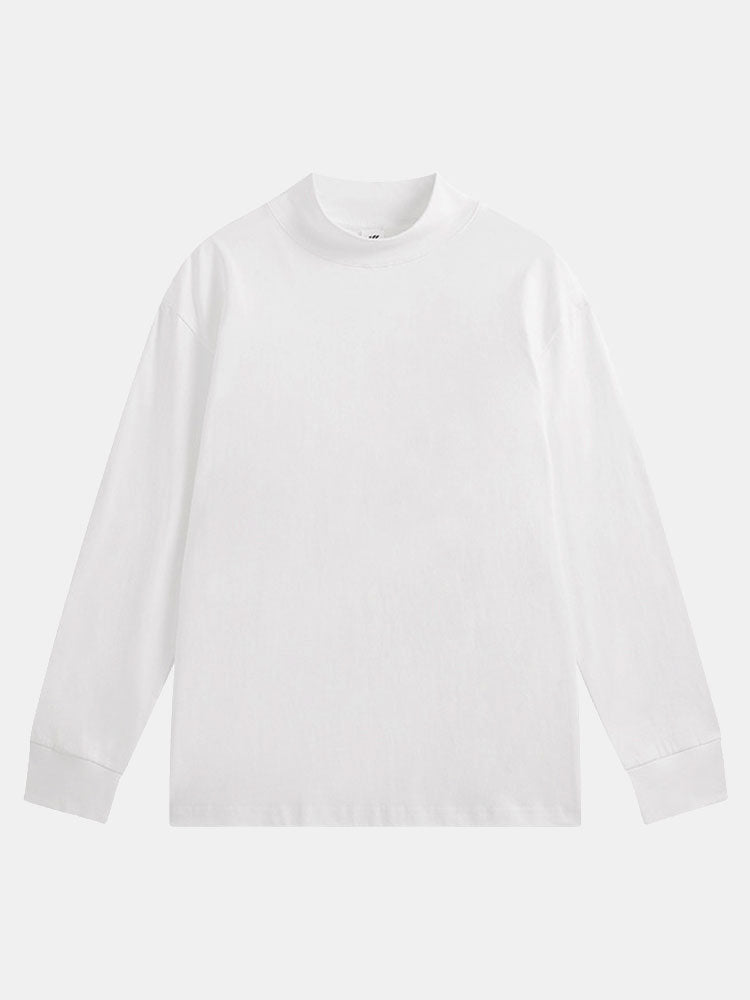 Adelelmo® | 3 Pieces Basic Long Sleeve Mock Neck T-Shirt