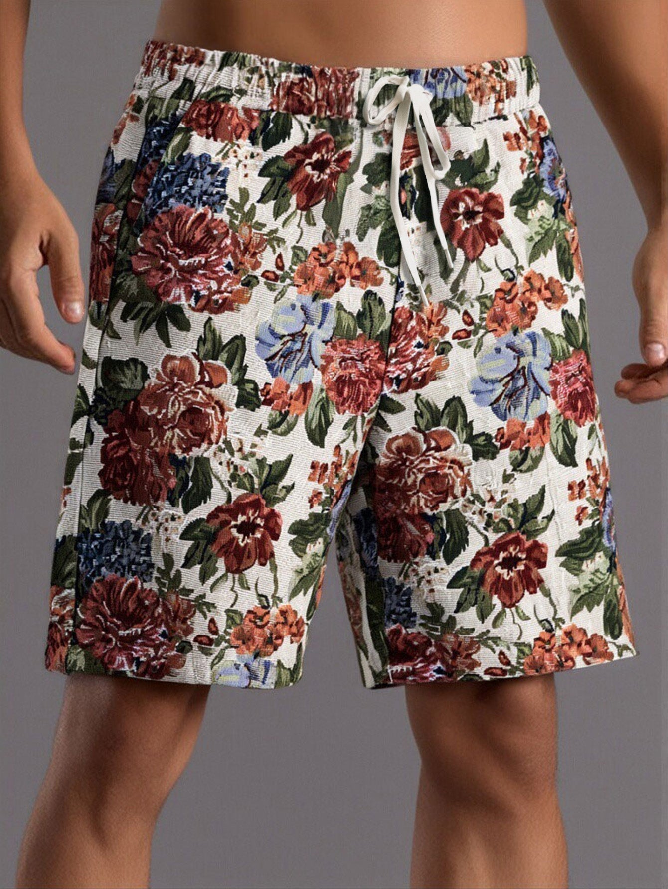 Cornelius | Floral Jacquard Shorts