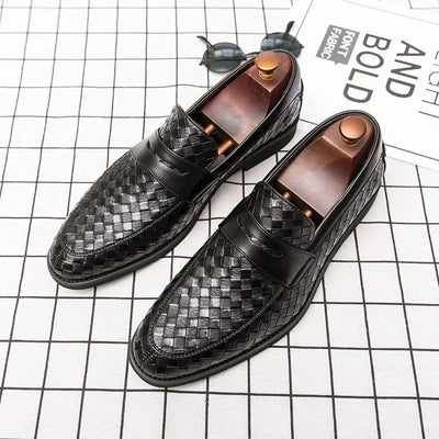 Oliver | Elegant Woven Loafers