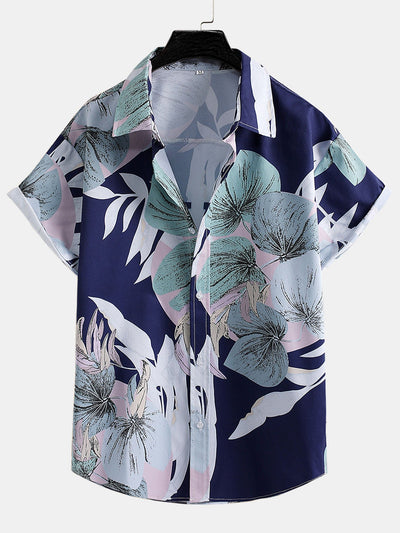Anwil® | Tropical Print Button Up Shirt