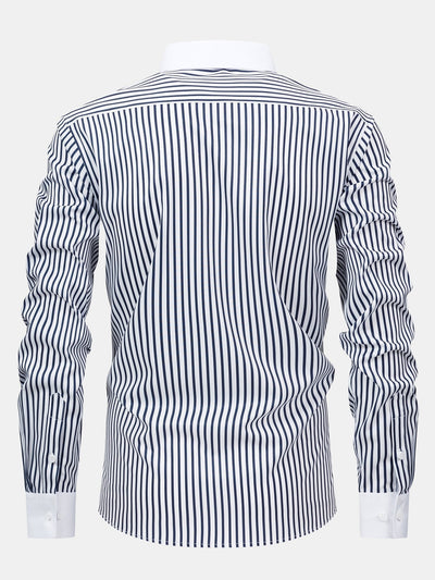 hola WINCHESTER STRIPED SHIRT & SLIM FIT TROUSERS