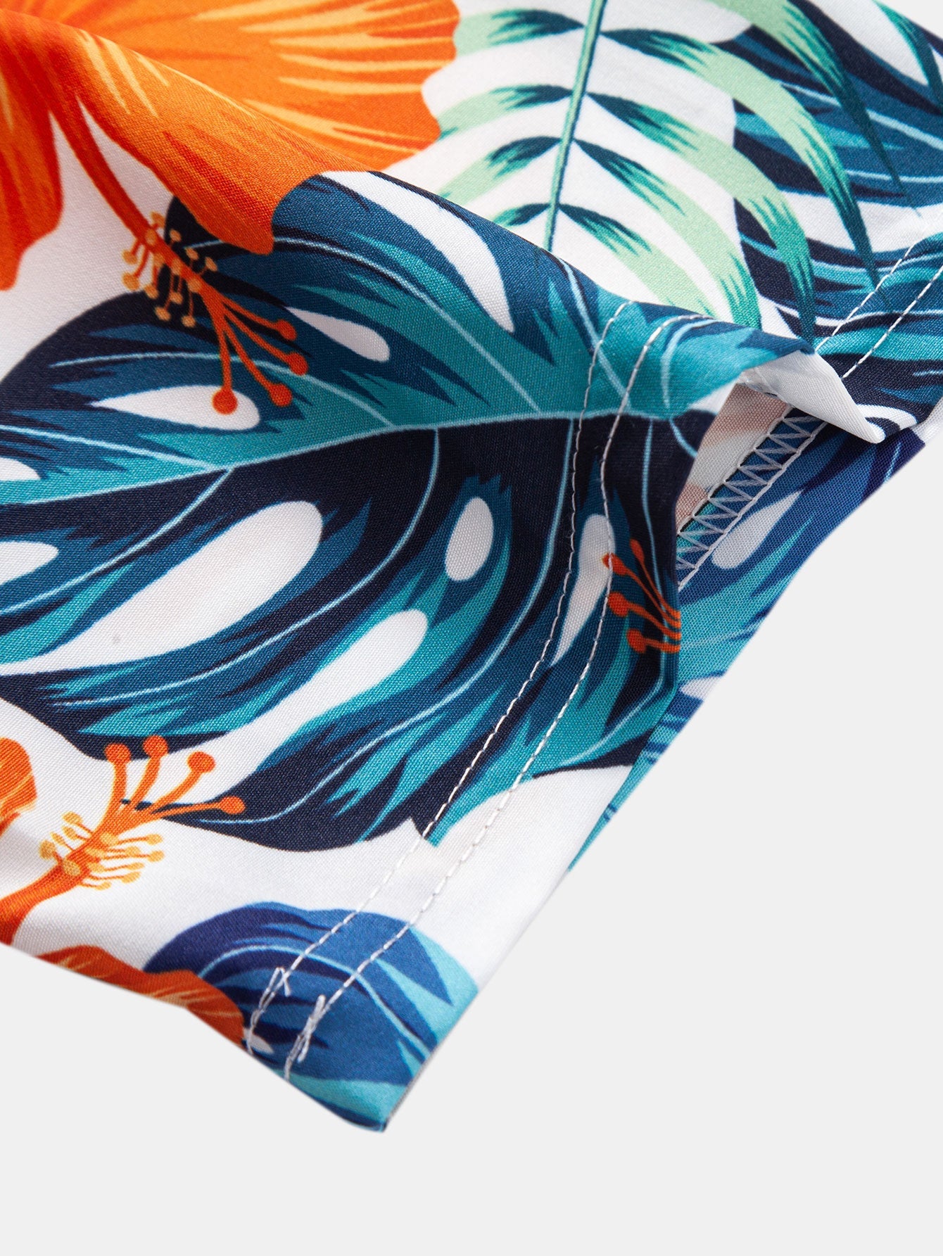 Lane® | Tropical Flowers Print Button Up Shirt