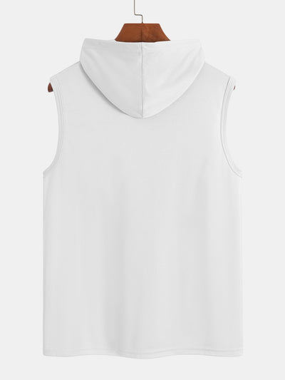 Juvenal® | Athletic Mesh Kangaroo Pocket Hooded Tank