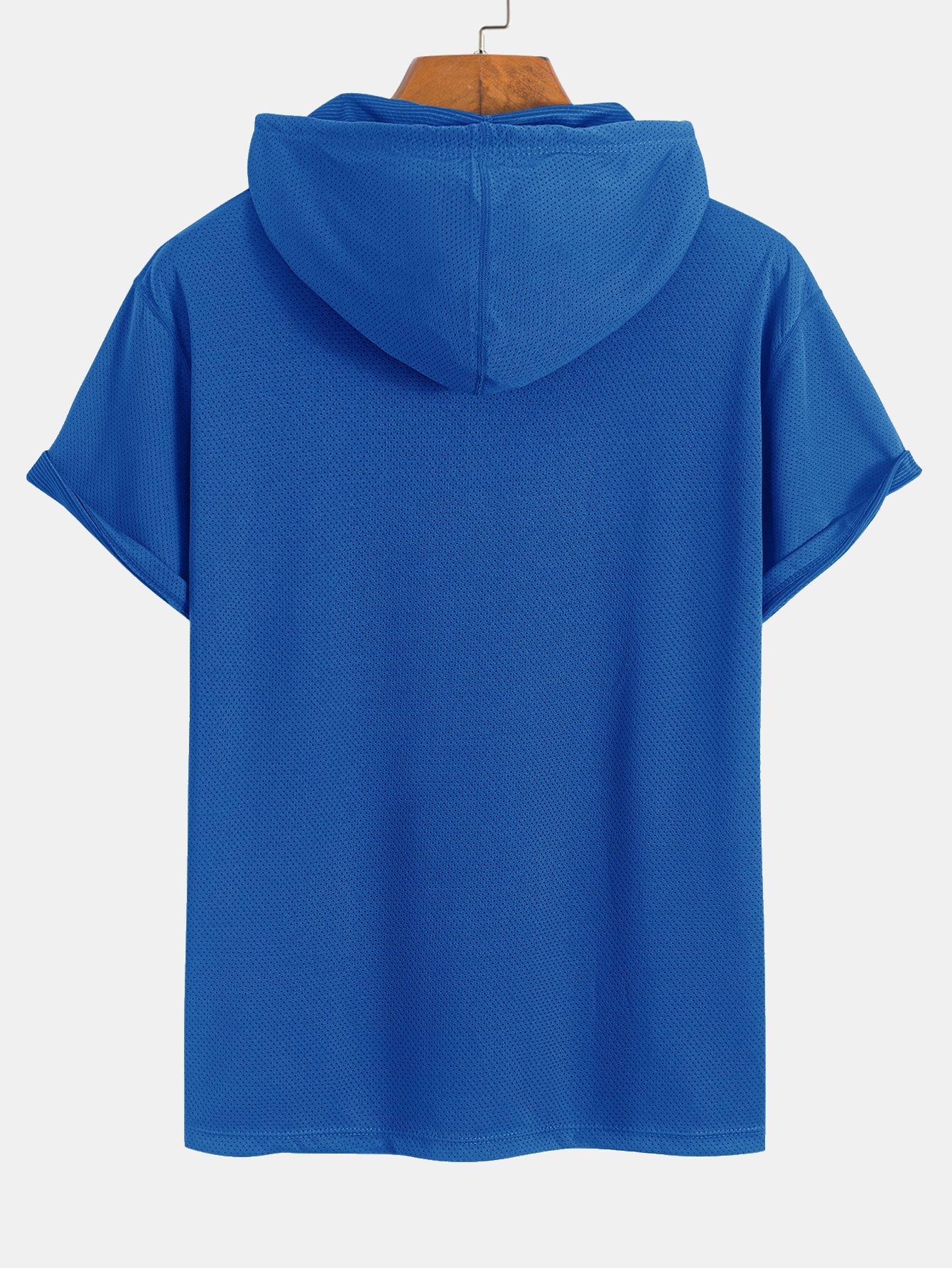 Lucas® | Athletic Mesh Kangaroo Pocket Hooded T-Shirt