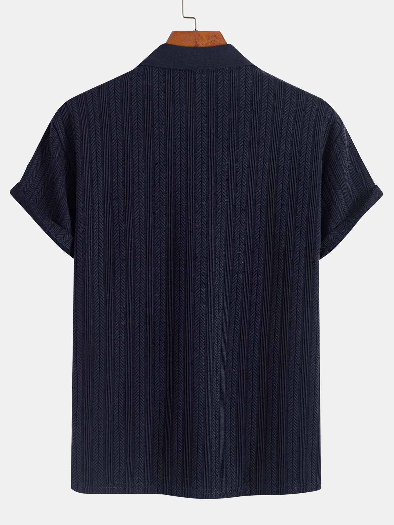Dallas® | Textured Zipper Polo