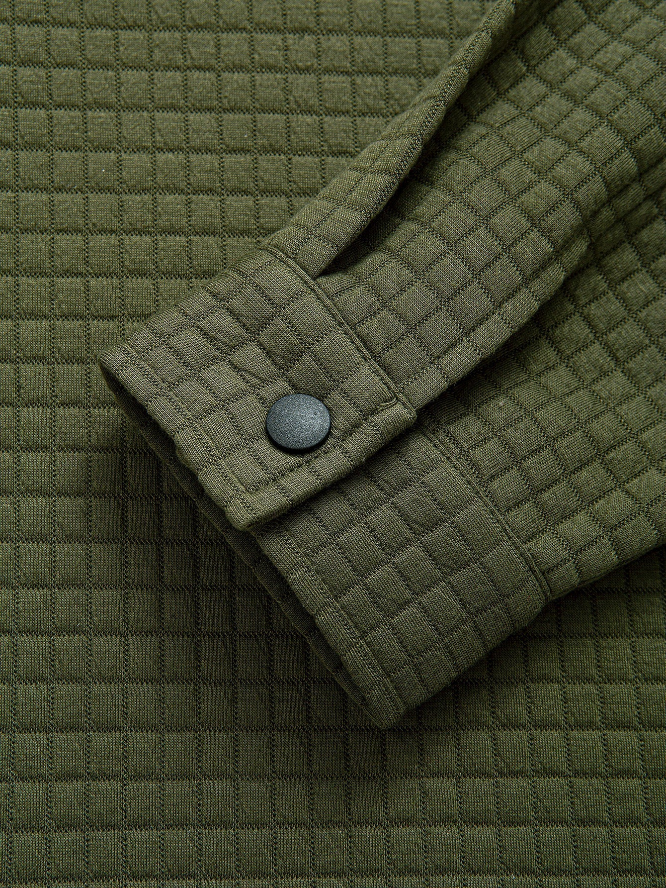 Ahmik® | Quilted Waffle Jacquard Overshirt
