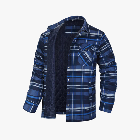 Wyatt® | Plaid Quilted Shirt Jacket