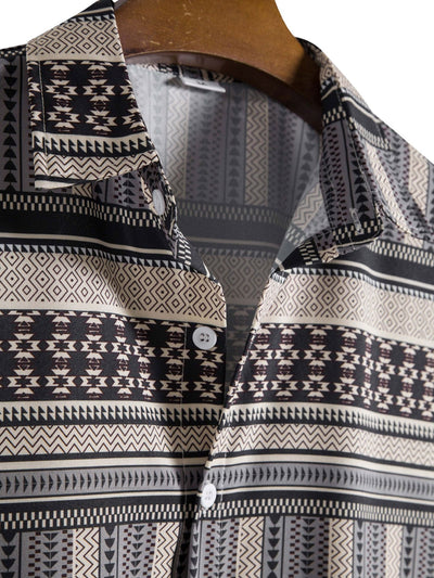 Modesto® | Aztec Print Button Up Shirt