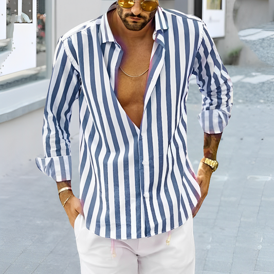 Forbes® | Striped Men'S Shirt For Summer