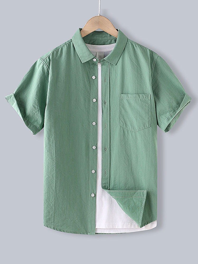 Arett® | Men Cotton Button Up Shirt