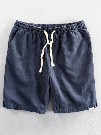 Cody® | Linen Cotton Blend Drawstring Shorts