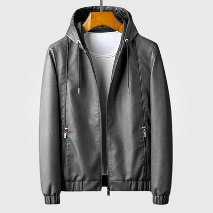 Darrien® | Leather Hoodie